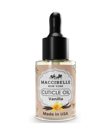 Maccibelle Cuticle Oil 0.5 oz for Dry Cracked Cuticles (Sweet Vanilla)