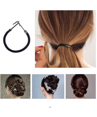 20pcs Blonde Bungee Hair Ties with Hooks | Elastic Hair Bands for Ponytail Holder - Buy Online on GoSupps.com