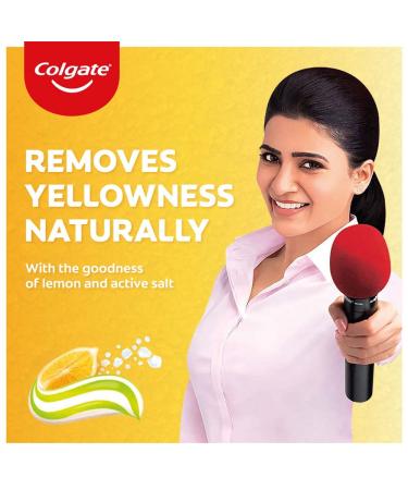 Colgate Active Lemon & Salt Healthy White Toothpaste 200g - Whitening Toothpaste - Buy Online on GoSupps.com