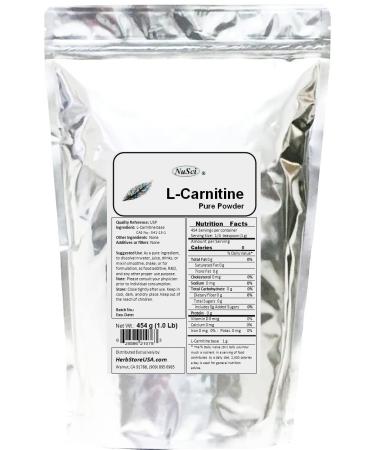 NuSci L-Carnitine Pure Powder Energy (454g (1.0 Lb))