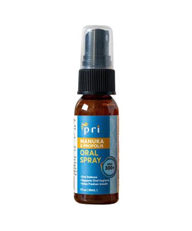 PRI Propolis Oral Spray with Manuka Honey Sore Throat & Immune Support 1oz 1 Fl Oz (Pack of 1)