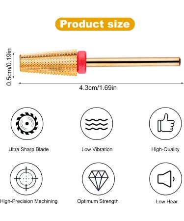 Konesky 5 in 1 Nail Drill Bit Electric Nail Drill Bits Removing Cuticle Tools Tungsten Steel Bits Manicure Pedicure Professional Salon Tool professional 3/32 Cuticle Drill Bit - Buy Online on GoSupps.com