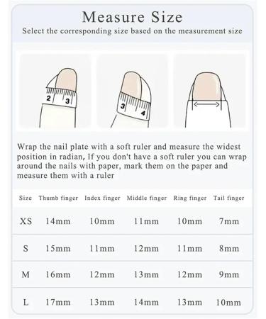 Nails Nail Tips Nails Set Handmade Short Heart Diamond Design Reusable Fake Nails Glitter Full Cover Wearable Artificial Nail Tips Art Press On Nail(5-L) - Buy Online on GoSupps.com