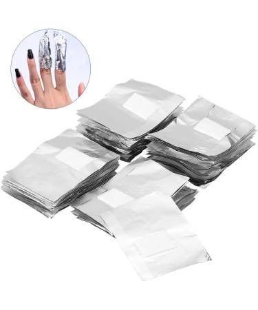  ZJchao 100pcs/Bag Aluminum Foil Sheets with Cotton Pads for Removing Gel Nail Polish Nail Art Manicure and Other Nail Polishes - Buy Online on GoSupps.com