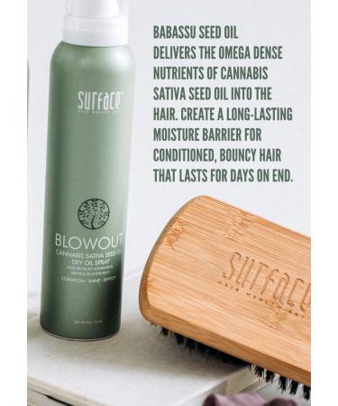 Surface Hair Blowout Dry Oil Shine Spray for Women and Men 3.5 oz - Conditioning Dry Oil Mist with Babassu Seed Oil - Premium Hair Spray and Blowout Products for Hair - Buy Online on GoSupps.com