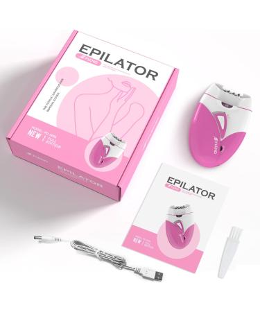 Wireless Facial Epilator for Women - Hair Removal & Bikini Trimmer with LED Light | Epilier Face Purple - Buy Online on GoSupps.com