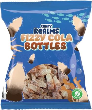 Candy Realms Mixed Sour & Sweet Jelly Flavours Sweets Selection - Fizzy Cola Bottles Jelly Blue Babies Peach Rings Cherry Cola Bottles Each190g (Pack Of 4) - Buy Online on GoSupps.com