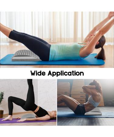 Kipida 2-in-1 Neck & Back Stretcher | At-Home Pain Relief Device for Neck & Back Pain - Gray - Buy Online on GoSupps.com
