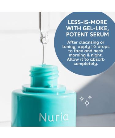 Buy Nuria Hydrate Moisture Replenishing Serum - Antioxidant Skincare for All Skin Types | Everlasting Flower Extract & Squalane Oil | 25mL - Buy Online on GoSupps.com