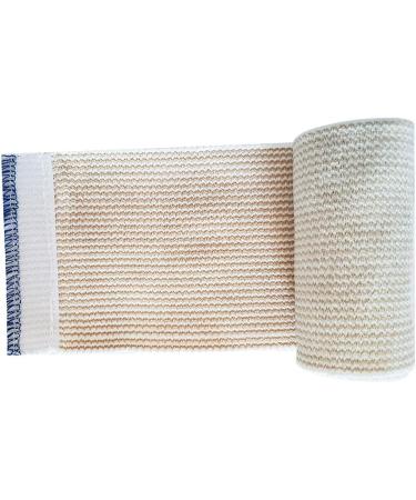 SPA SLENDER 4-inch  Sports - Hook Loop Closure  Non-Latex Bandage Elastic Wrap - Compression - Injuries - Support  2 pcs Washable 4 inches Wide Elastic Bandage  up to 15 ft Stretched 4" Wide 2 Pack - Buy Online on GoSupps.com