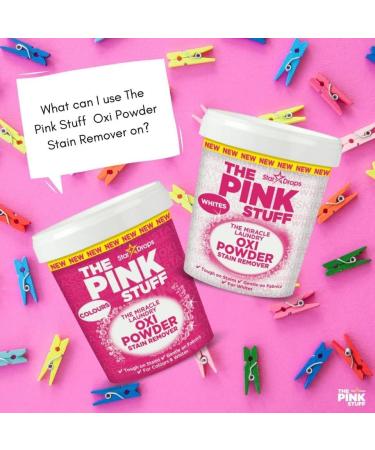 Stardrops The Pink Stuff Oxi Powder Stain Remover Colours - 1kg - Buy Online on GoSupps.com