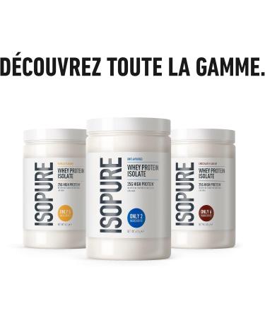  Isopure Isopure Whey Isolate Protein Flavourless High Protein with 25g per Serving Low Sugars No Artificial Flavors or Sweeteners  - Buy Online on GoSupps.com
