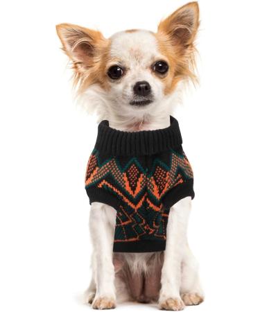 Buy Idepet Pet Cat Dog Sweaters - Winter Coat Jacket Vest for Kittens & Dogs - Warm & Stylish Black Apparel - Buy Online on GoSupps.com