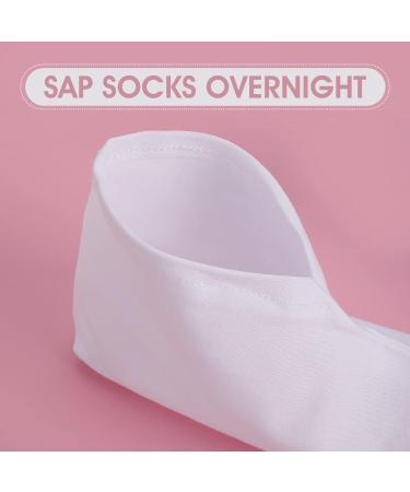 Sibba 3 Pairs Moisturizing Socks for Women and Men - Overnight Spa Treatment for Dry Cracked Feet - Buy Online on GoSupps.com