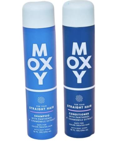 Bath & Body Works Moxy Shampoo + Conditioner Set 10oz Each Bottle (Curly Hair) Off White