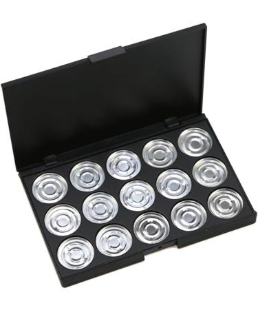 Angoily 3pcs 15 Eyeshadow Eye Shadow Empty Cosmetic Case Makeup Box Travel Concealer Lip Gloss - Buy Online on GoSupps.com