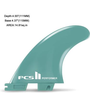 Dual Tab II Medium Performer/Reactor Fiberglass Fins - Blue/Black - 2-5 Fins - Buy Online on GoSupps.com
