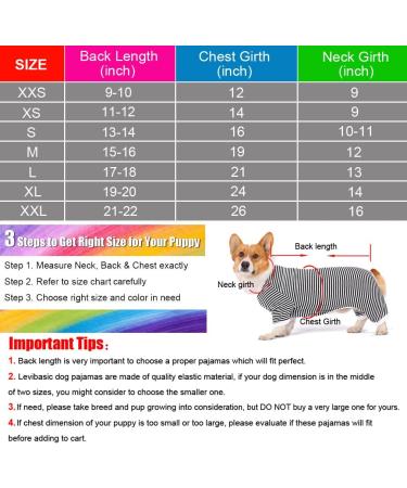 Striped Cotton Dog Pajamas for Puppy & Cat | Breathable 4 Legs Basic Jumpsuit | Super Soft & Stretchable XX-Large Black Red+Black - Buy Online on GoSupps.com