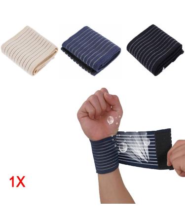 40cm Adjustable Sports Wrist Brace - Comfortable Carpal Tunnel Support Band - Breathable Gym Strap - White - Buy Online on GoSupps.com