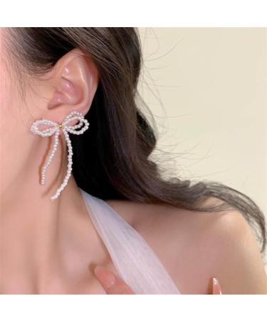 Shop Feylie Exaggerated Bowknot Earrings - High-Grade Luxury Summer Style | Trendy Resin Jewelry for Women | 2023 Fashion - Buy Online on GoSupps.com