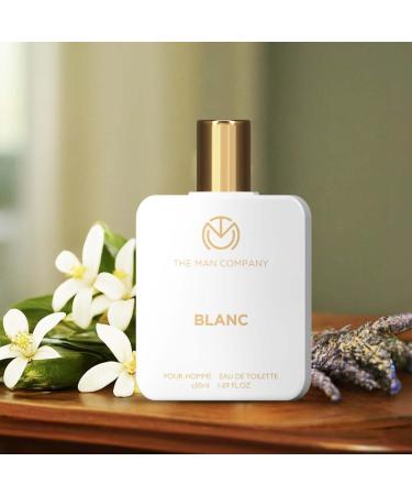 The Man Company Blanc Edt Perfume - Musk Citrusy & Aromatic Scent For Men| Premium Long-Lasting Fragrance Spray | Gift For Men Gift For Him - 50Ml - Buy Online on GoSupps.com
