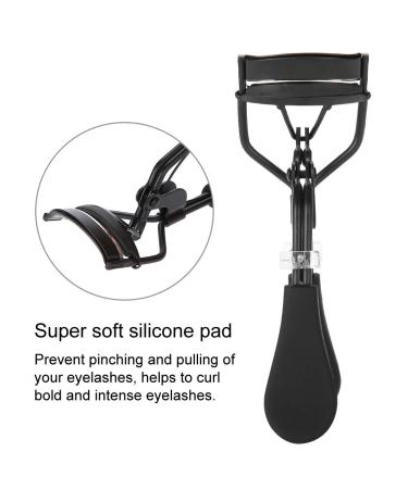 Professional Eyelash Curler - Rapid Lengthening & Thickening Tool | Black Eyelash Clip for Stunning Curls - Buy Online on GoSupps.com