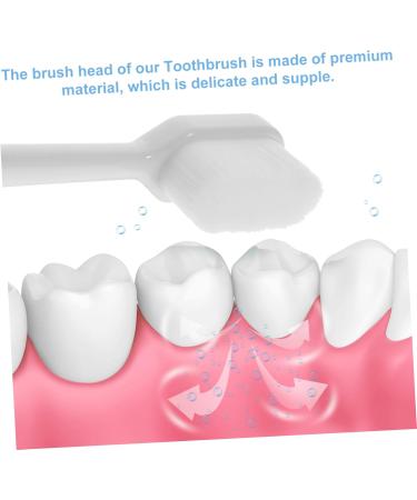 Frcolor 8pcs Extra Soft Natural Bristle Toothbrushes - Super Soft Adult Travel Cleaning Brush - Buy Online on GoSupps.com