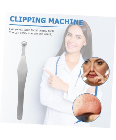 Ipetboom Nose Hair Trimming Tweezers - Silver Face & Beard Trimmer for Men | Precision Nose & Ear Hair Removal | Ingrown Nasal Hair Solution 9.3x1.3cm - Buy Online on GoSupps.com