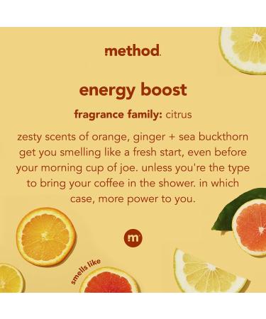 Method Body Wash Energy Boost 18 oz - Paraben and Phthalate Free - Pack of 1 - Buy Online on GoSupps.com