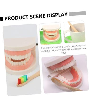 Minkissy 2 Sets Toy for Early Dental Education | Clean Kids Toilet Article Set - Reusable & Fun - Buy Online on GoSupps.com