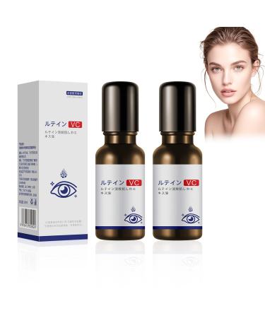 Horuili Lutein eye essence oil lutein antiwrinkle essential oil moisturizing and moisturizing massage roller ball eye essence improves wrinkles bags and circles under the eyes