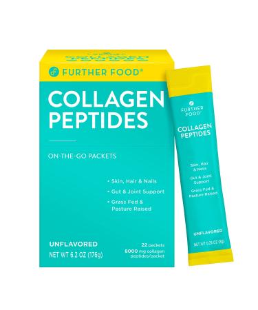 Further Food Collagen Peptides Unflavored 22 Packs 0.28 oz (8 g) Each