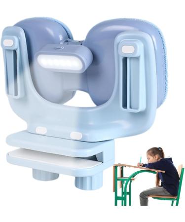 Sitting Posture Corrector for Kids | Height Adjustable Students Vision Writing Desk Posture Corrector | Sitting Posture Corrector for Kids Reading and Writing Anti Myopias Light Blue - Buy Online on GoSupps.com