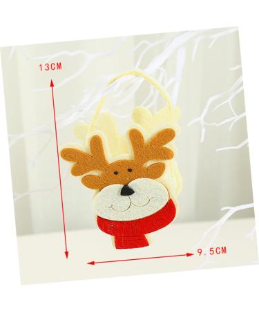 PRETYZOOM 4pcs Candy Bags Christmas Bags Pouches for Christmas Plush Candy Pouch Elder Apple Bag Elk - Buy Online on GoSupps.com