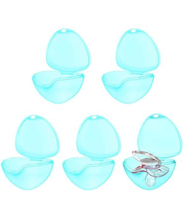 Pacifier Case 5 Pieces Green Transparent Pacifier Bag Pacifier Holder Box BPA-free Nipple Shield Case for Travel and Home - Buy Online on GoSupps.com