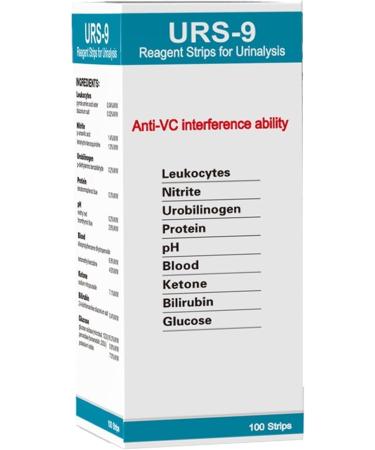 Fowybe Urine Analysis Test Strips - 100 Keto Strips | 9 Parameter Urine Test for Quick Ketosis Results in Low-Carb Diets - Buy Online on GoSupps.com