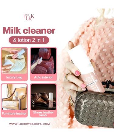 Premium 2 in 1 Leather Cleaner & Conditioner | Nourish Polish & Protect Luxury Bags Purses Furniture & Shoes - Includes Cleaning Towel - Buy Online on GoSupps.com