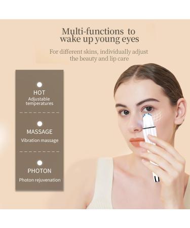 Ideal Swan Eye Massager Wand - Rechargeable Facial & Eye Massager for Dark Circles Puffiness & Eye Bags - International Shipping - Buy Online on GoSupps.com