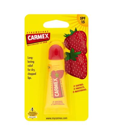 Carmex Strawberry Tube - (Pack of 2)