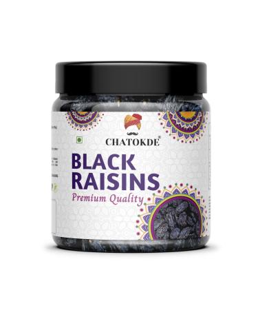 CHATOKDE Black Raisins Seedless Dry Grapes Kali kishmish Dry Fruits 250g_Packing May Vary
