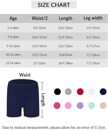 Witwot Girls Cotton Cycling Shorts - 3 Pairs Black Kids Leggings (10-12 Years) | Comfortable & Stylish Weekend Wear - Buy Online on GoSupps.com