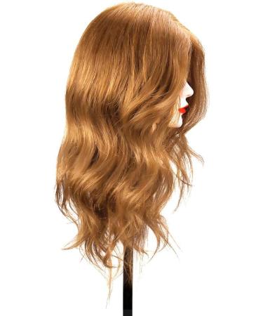 Buy Mcwdoit Hairdressing Gold Training Head - 70% Real Hair for Professional Styling & Practice | International Shipping Available - Buy Online on GoSupps.com