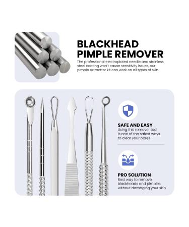 Buy Glamza Blackhead Remover Effective & Gentle 1 Piece Tool for Clear Skin | International Shipping Available - Buy Online on GoSupps.com