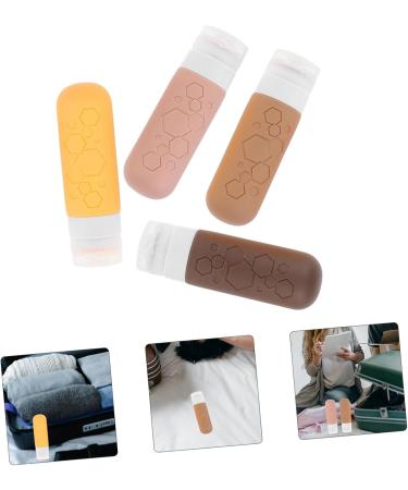 Travel Shampoo & Conditioner Set - Portable Silicone Toiletries Bottles | Empty Lotion Squeeze Bottles for International Shipping - Buy Online on GoSupps.com