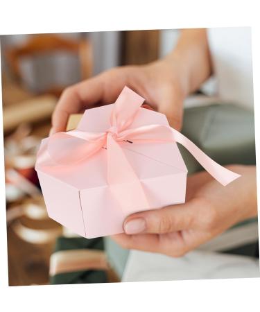 SKISUNO Candy Bag 1pc Love Box Bridesmaid Boxes Flower Heart Shape Case Piggy Bank Romantic Child 1 count (Pack of 1) Pink - Buy Online on GoSupps.com
