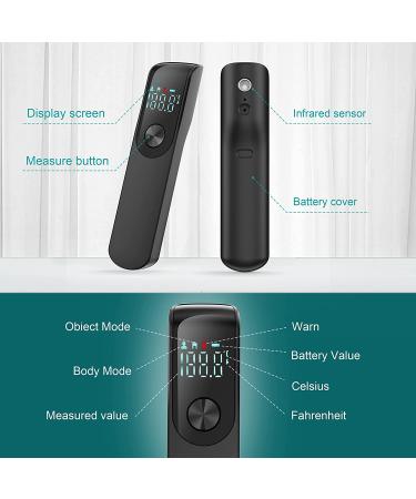 KISSBOBO Touchless Forehead Thermometer - Instant Accurate Reading for Adults, Kids & Babies - Digital Infrared with Fever Indicator - Buy Online on GoSupps.com