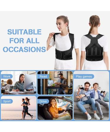 ACWOO Adjustable Posture Corrector for Men & Women - Breathable Back Straightening Trainer - Buy Online on GoSupps.com
