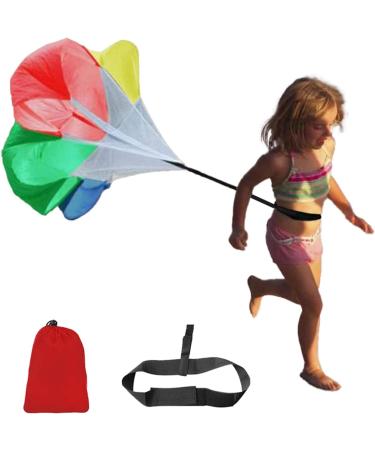 HREFEU Children Speed Training Resistance Parachute with Storage Bag - Outdoor Kids Parachute for Physical Training & Running Chute - Enhance Communication & Outdoor Sports Play - Buy Online on GoSupps.com