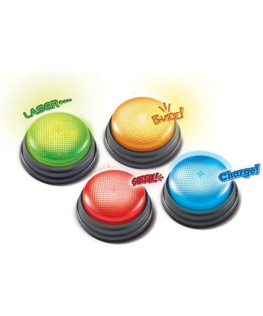 Shop Learning Resources Lights & Noises Summer Set - 4-Piece Buzzer Kit for Team Games | Battery-Free Fun for Kids 3+ | Perfect for School & Home Activities - Buy Online on GoSupps.com