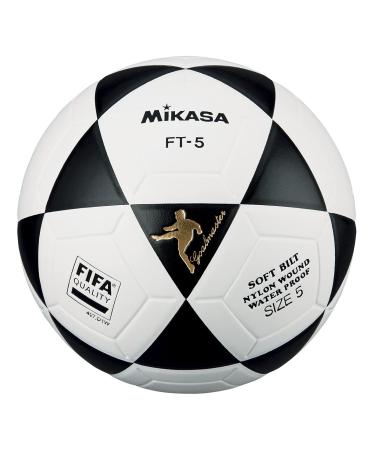 MIKASA FT-5 Pro FIFA Football Volleyball Multi-Coloured - black/white 5